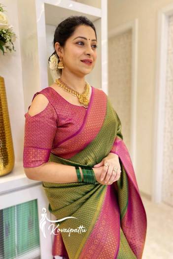 Anx 259 Green By Sagar Impex Banarasi Silk Festive Wear Saree Collection